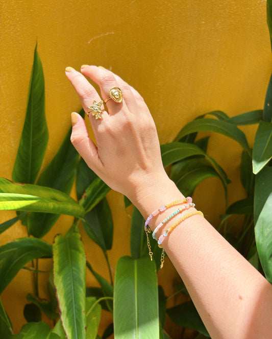 cotton candy bracelet