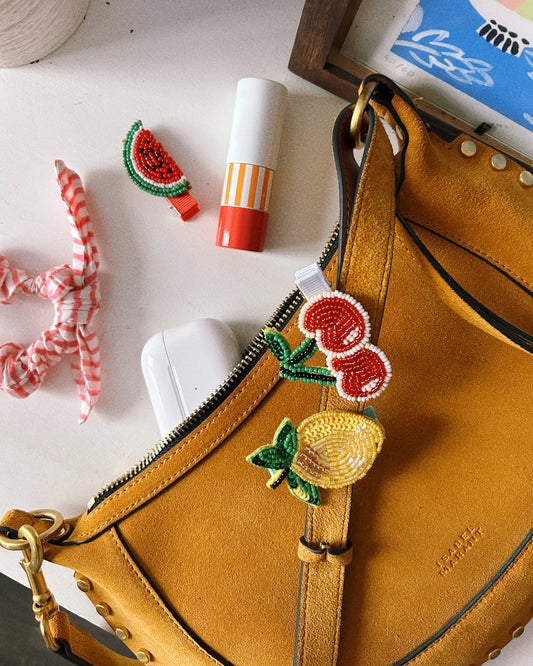 fruit hairclips