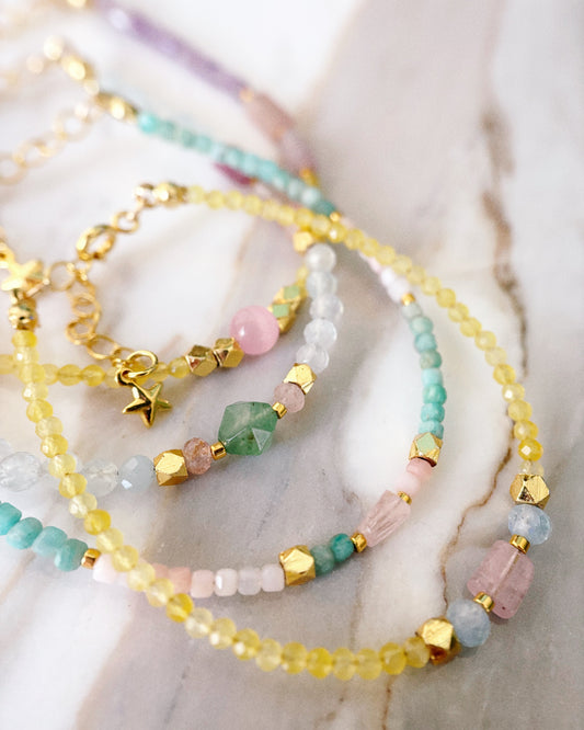 cotton candy bracelet