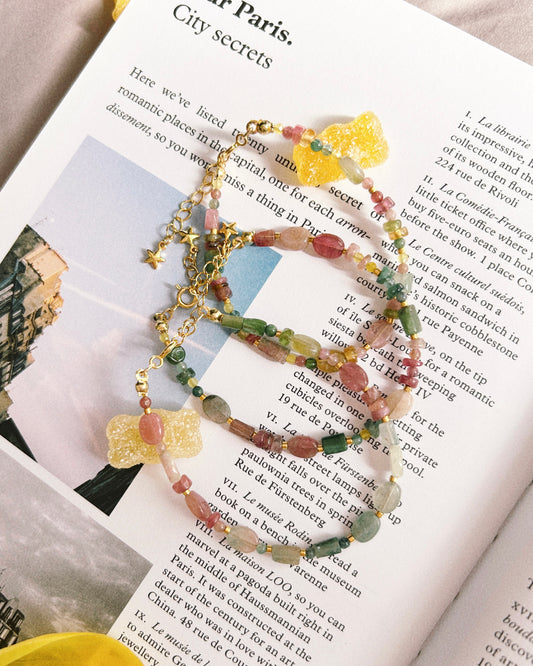 strawberry sorbet bracelet