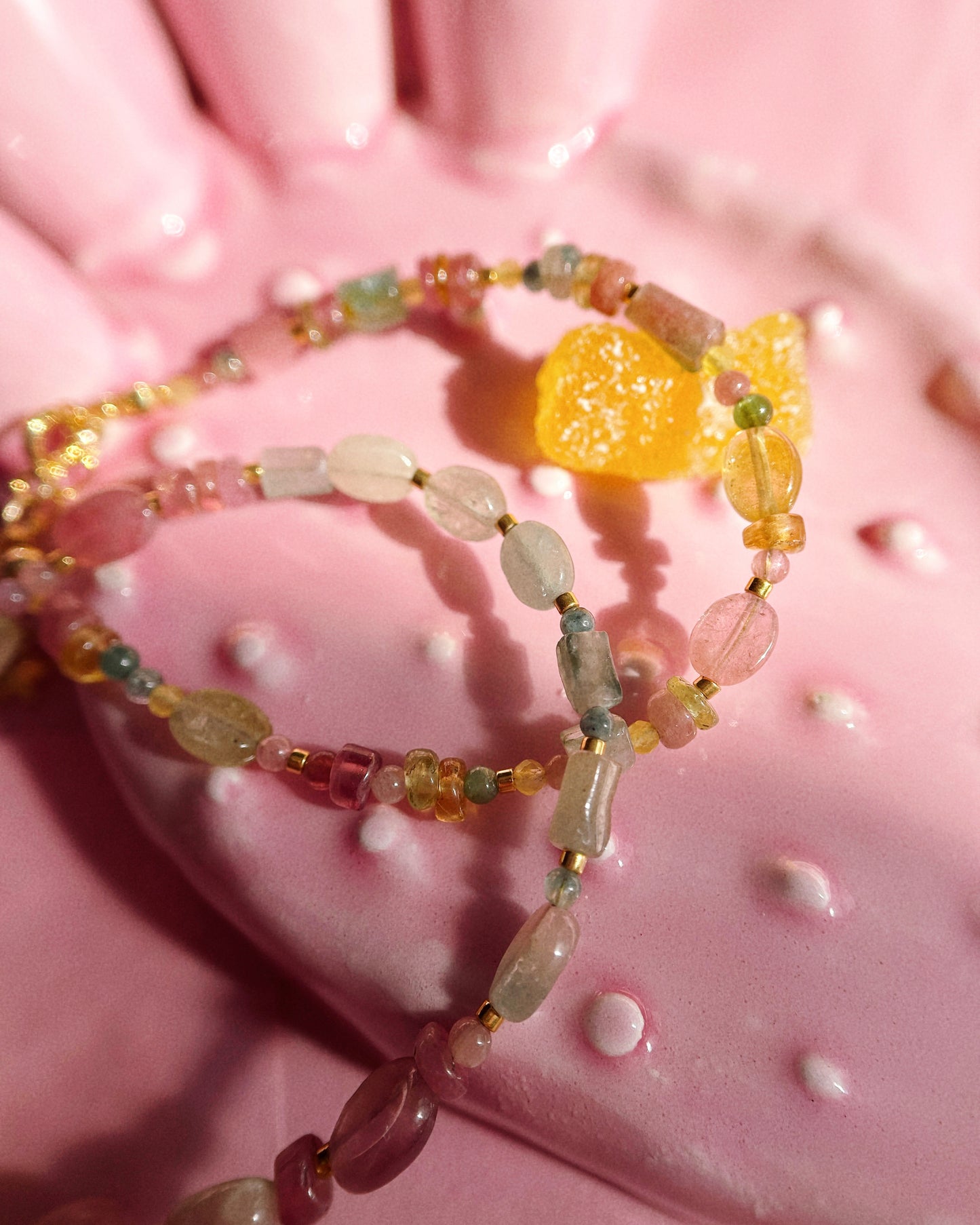 strawberry sorbet bracelet