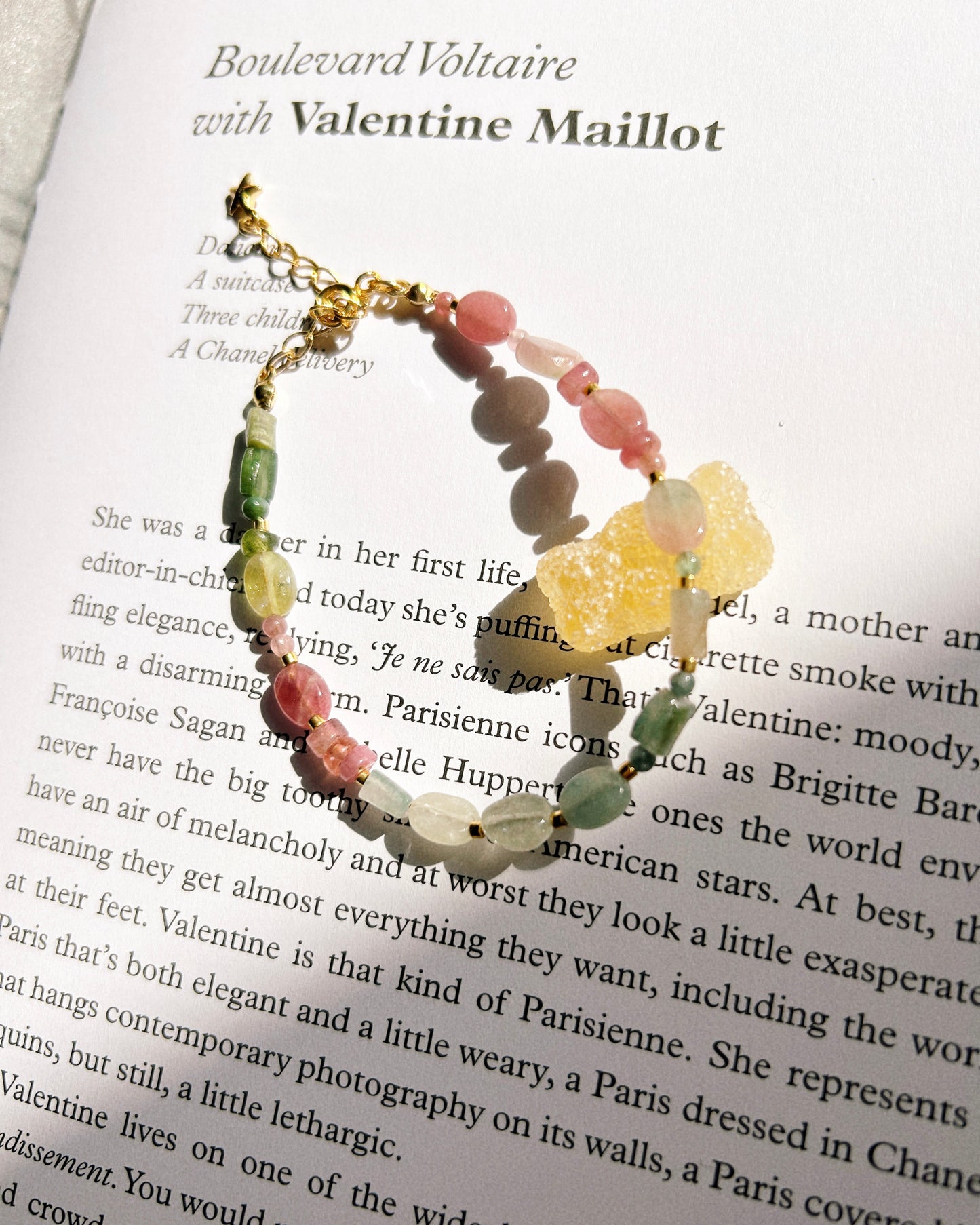 strawberry sorbet bracelet