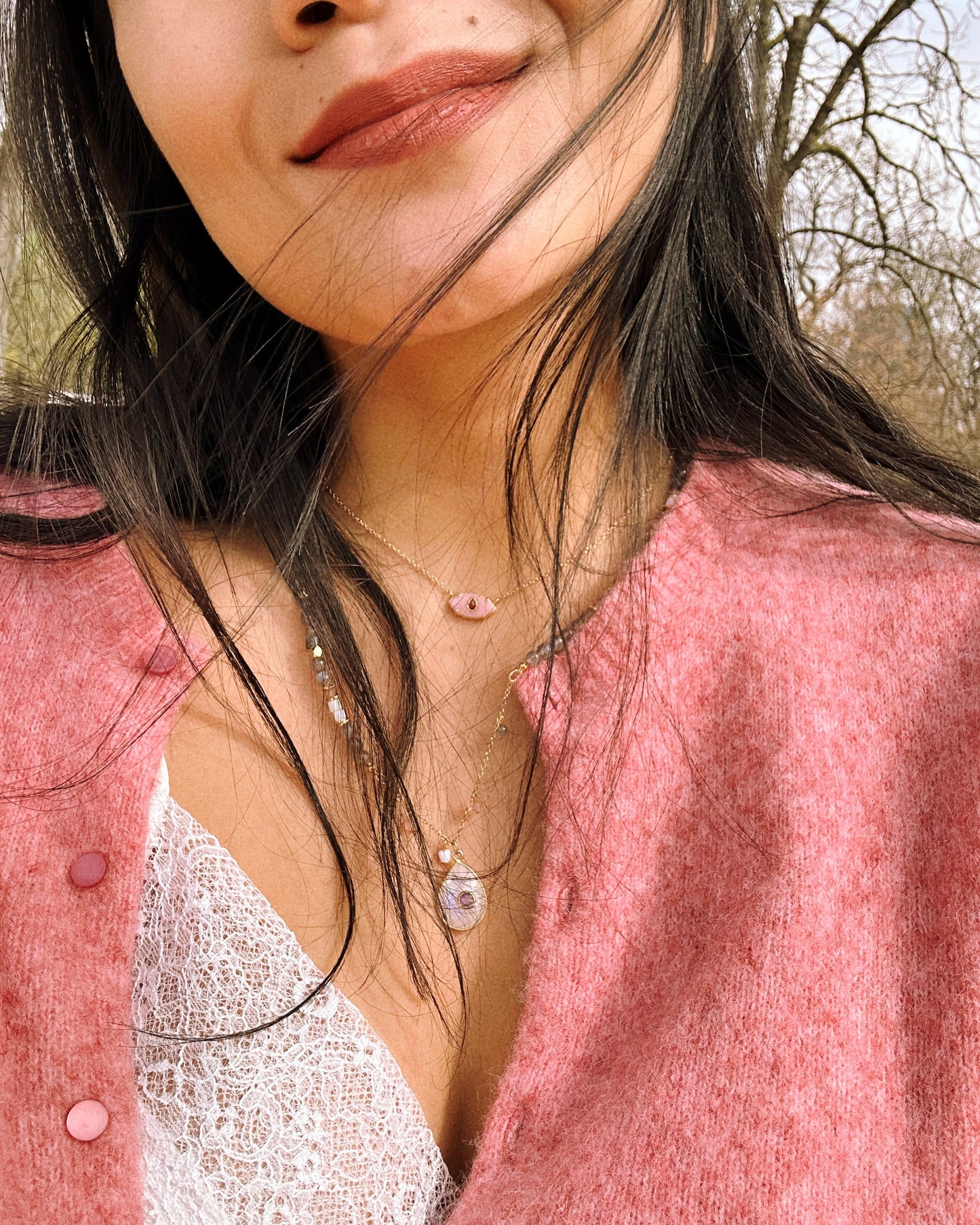tulip necklace